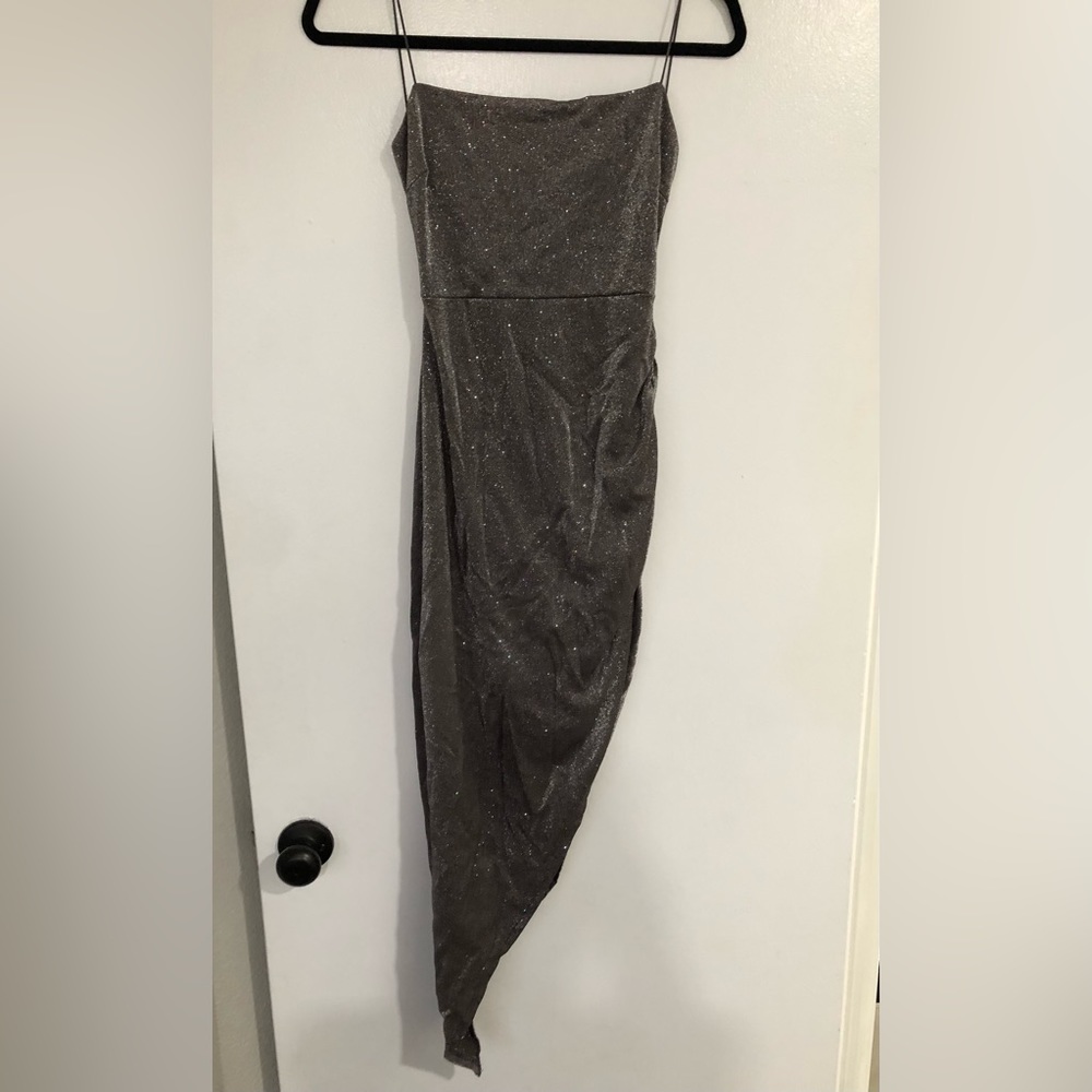 Sparkly Open Back Dress